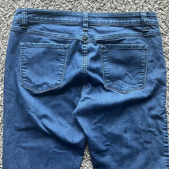 Prana Dark Wash Skinny Jeans, Business Casual Jeans, Women's 10 Denim Jeans - Picture 5 of 8